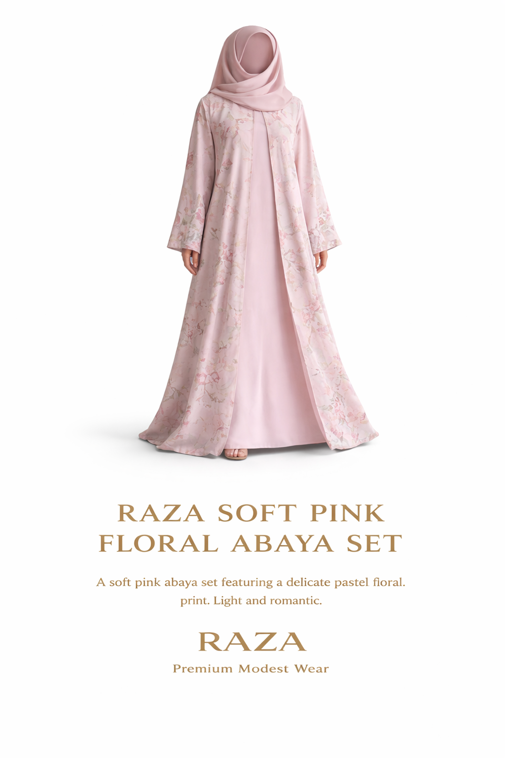 Rose Pink Abaya