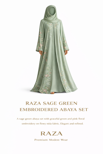 Olive Green Abaya