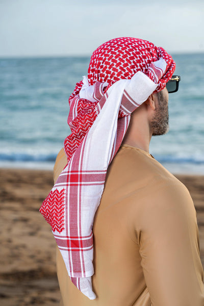 The Royal Red Shemagh