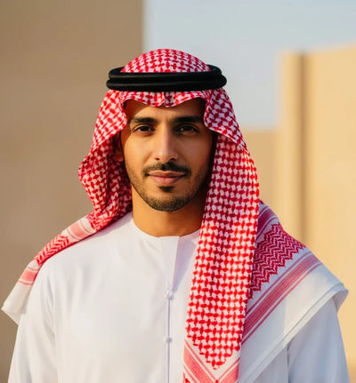 The Royal Red Shemagh