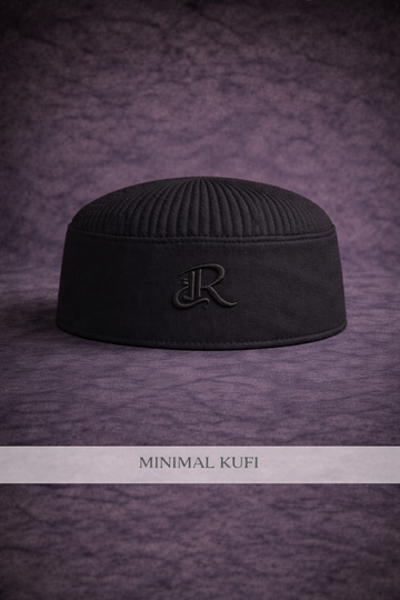 Dark Blue Kufi Cap For Men
