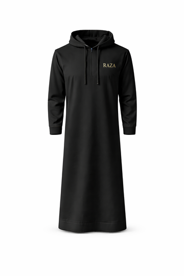 Black Hoodie Thobe